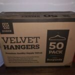 4 Boxes of 50 Velvet Clothes Hangers RRP £99