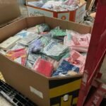mixed men women and kids clothing