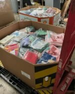 mixed men women and kids clothing